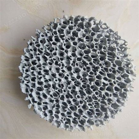 碳化硅泡沫陶瓷过滤器 强度高 ***网/氧化锆铝碳化硅过滤片